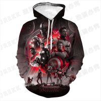 Sudaderas con capucha de cómics de Marvel para hombre y mujer, jersey de manga larga con estampado 3D de Los Vengadores, Iron Man, Thor, Capitán América