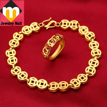 Lucky charm sales bracelet gold