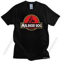 เสื้อยืดผู้ชายแขนสั้นผู้ชายผู้หญิงเสื้อยืดผ้าฝ้าย100% À La Mode Malinoïs Chien De Berger Belge ขายดีดีไซน์ขนาด5XL 6XL