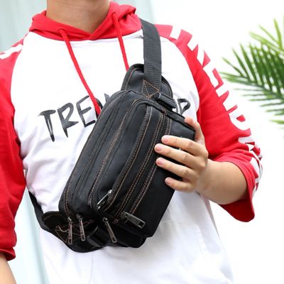 Men Outdoor Sport Fanny Pack Hiking Travel Large Waist Pack Outdoor Sports Canvas Waist Bag Men Women Fashion Travel Pouch 【MAY】