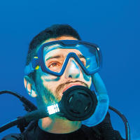 SCUBA  แว่นตาดำน้ำลึก Diving Mask หน้ากากดำน้ำ