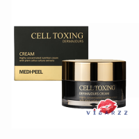 Medi-Peel Cell Toxing Dermajours Cream 50g เมดิพีล ครีมบำรุง ด้วยสารบำรุงเข้มข้นจากธรรมชาติ ช่วยปรับสีผิว ให้ความชุ่มชื้น ลดริ้วรอยแห่งวัย ซึมบำรุงผิวได้อย่างล้ำลึก