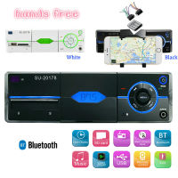 Car Radio 1 Din MP3 Player Stereo AutoRadio Multimedia Bluetooth AUX FM Remote Control Handsfree Calls USBSD CardIn-Dash