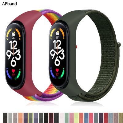 【CC】 xiaomi mi band 6 watchband pulsera correa Miband Wristband Sport loop 7 5 4 3