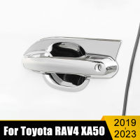 สำหรับ Toyota RAV4 2019 2020 2021 2022 2023 RAV 4 XA50 Hybrid ABS รถประตู Handle Bowl Cover สติกเกอร์ป้องกันกรณีอุปกรณ์เสริม