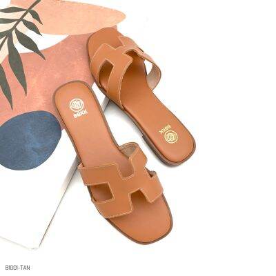 HaloBangkok รองเท้า Sandals หนังไมโครไฟเบอร์ รุ่น B1001