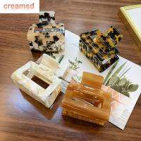 CREAMSD ที่แต่งผมสวยหรู Accessoires เสือดาวกิ๊ฟหนีบผมเด็กผู้หญิงอะคริลิคกรงเล็บขนกิ๊บขนปูกิ๊ฟหนีบผม