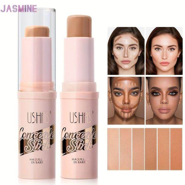 Jasmine USHAS 6 Color Concealer Stick 3D High Glow Concealer Pen