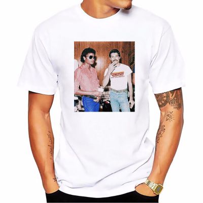 Freddie Mercury And Michael Jackson T-Shirt Men Casual Cotton T Shirt Mens T Shirts Fashion New Streetwear Tees