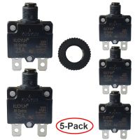 5 circuit breaker overload protect  switch reset 32V 25A thermal motor protection with plastic nut 【hot】