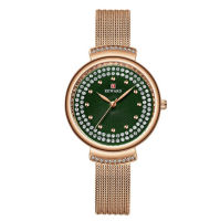REWARD นาฬิกาข้อมือผู้หญิง สายสแตนเลส สวยหรู หน้าปัดประดับเพชร สุดหรู  รุ่น RD22008 NEW พร้อมกล่องนาฬิกา REWARD