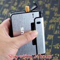 【CW】✈  FOCUS cigarette case Metal Boxes 10pcs Holder Men