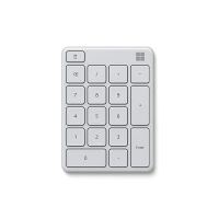 Microsoft Number Pad Bluetooth คีย์บอร์ดตัวเลขไร้สาย เชื่อมต่อผ่านบลูทูธ.(สีขาว)