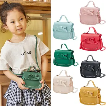 Lovely Baby Girls Mini Messenger Bag Cute Bow Kids Baby Purses Children  Handbags Shoulder Bags
