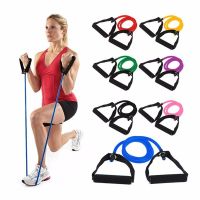 【DT】hot！ 120cm Elastic Resistance Bands Pull Rope Pilates Workout Sport Rubber Tensile Expander Elastica