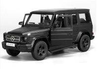 【Direct-sales】 รถที่ได้รับอนุญาต1/36โมเดล CH554991 G-Class SUV DieCasts รถคันเล็กนิ้ว2ประตูเปิดได้ไม่มีไฟและเสียงแบบรวม