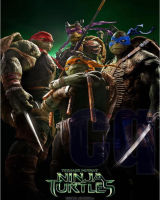 2014 Movie Edition 4 นินจาวัยรุ่นกลายพันธุ์ของเล่นเต่า TMNT เคลื่อนย้ายตุ๊กตามือแบบจำลอง