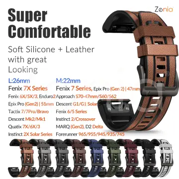 QuickFit 26mm 22mm Watch Band For Garmin Fenix 7X 7 Pro Solar/Epix Pro Gen2  51mm/Approach S70 47mm Titanium Metal Strap Bracelet