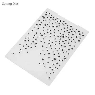 2019 Big Round Dots Plastic Embossing Folder For Scrapbook DIY Album Card Making Plastic Template Stamp Paper Crafts Decoration