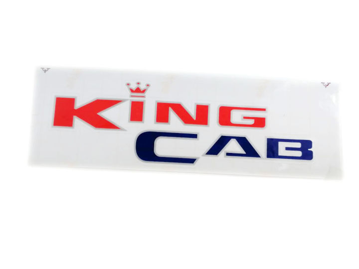 สติ๊กเกอร์-sticker-king-cab-1-ชุด-2-ชิ้น-ติดได้-ซ้าย-ขวา-ติดรถกระบะปี-2000-สติ๊กเกอร์-ขนาด-23x14-cm-สีดำแดง-ติด-nissan-big-m-big-m-frontier-นิสสัน-บิ๊กเอ็ม-ฟอร์นเที