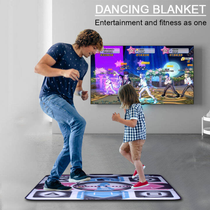 av-tvusb-computer-2-in-1-non-slip-dancing-step-dance-mat-pad-blanket-slimming-for-tv-av-and-pc-laptop-video-game