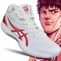 Asics 2023 GELHOOP V14สำหรับทั้งหญิงและชายรองเท้าบาสเก็ตบอลรองเท้าคอมแบตทนต่อการเสียดสีไม่ลื่น