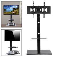 ส่งฟรี ขาตั้งทีวี ขาแขวนทีวี ตั้งพื้น ขนาด 32-65 นิ้ว LED LCD TV Standing bracket แข็งแรง เหล็กหนา พร้อมชั้นวางของ 2 ชั้น อุปกรณ์เสริมทีวี