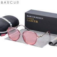 BARCUR Design Fashion Women Sunglasses Polarized Gradient Ladies Photochromic Sun Glasses UV400 Protection