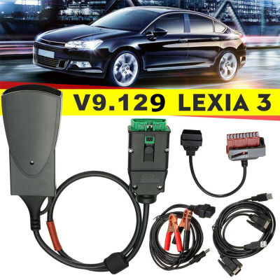 เครื่องมือวินิจฉัย Lexia 3 Lexia3 V9.129 PP2000 V48/V25พร้อมเฟิร์มแวร์921815C Lexia 3สำหรับ Citr-Oen สำหรับ Pe-Ugeot OBDII Auto Diagbox 87Tixgportz
