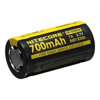 nitecore 2 ชิ้น imr 18350 แบตเตอรี่ li - ion+ไฟฉาย 700 mah rcr 123 aTH