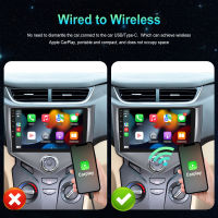 Podofo Wireless Carplay Adapter Carplay Dongle Carplay AI AI Voice Mini Bluetooth Dongle Plug And Play สำหรับ BMW Audi Toyota