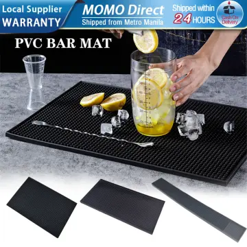 Rubber Service Bar Mat PVC Pad Anti-slip Drip Mats Cocktail