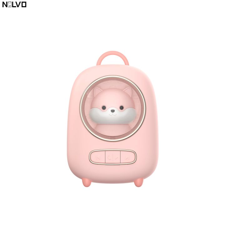 1-5pcs-with-night-light-outdoor-subwoofer-cuffie-cute-pet-bluetooth-speaker-space-capsule-bluetooth-full-frequency-speaker