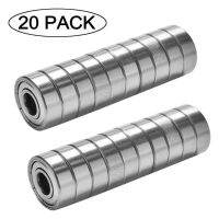 20pcs Multi-function 608ZZ Ball Bearings Carbon Steel Single Row 8x22x7mm ABEC-7 Deep Groove Miniature Bearings Replacement