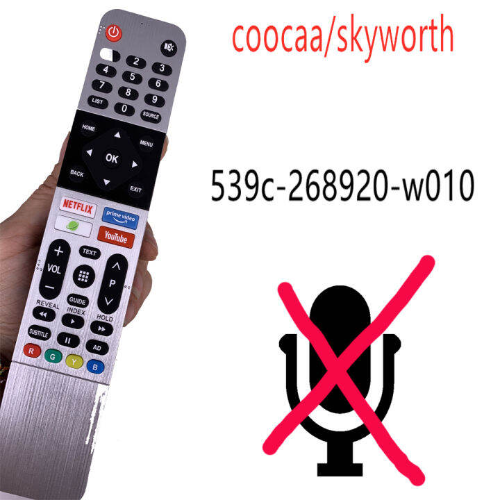 เสียงใหม่-coocaa-skyworth-ai-รีโมทคอนโทรลสำหรับ-hs-8902-539c-268901-w000-539c-268920-w010-55ub7500-32s3n-65ub7500-43ub5500-43ub5550-43ub5560-50ub5500-50ub5550-50ub5560-55ub5500-55ub5550-netflix-google