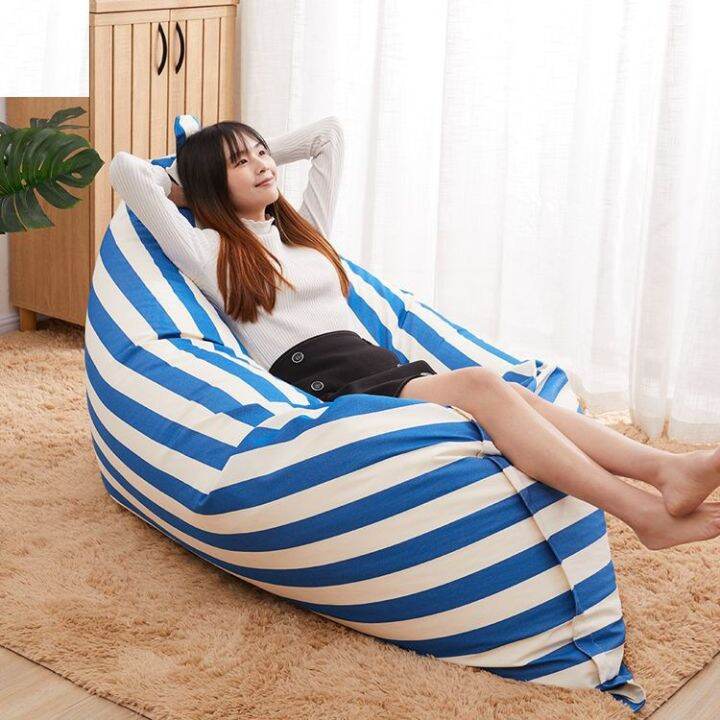  Outdoor Rectangular Striped Floating Bean Bag Lying Bed Foreign Trade Ho Swimming Pool Beach