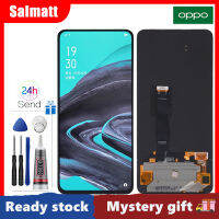 Salmatt จอ OLED สำหรับ Oppo Reno 2 PCKM70 PCKT00 PCKM00 CPH1907จอแสดงผล LCD แผงหน้าจอสัมผัส Digitizer แทนการประกอบสำหรับ OPPO Reno 2 LCD