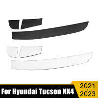 สำหรับ Hyundai Tucson NX4 2021 2022 2023สแตนเลสรถ Central Control Trim Strip สติกเกอร์คาร์บอนการปรับเปลี่ยนอุปกรณ์เสริม