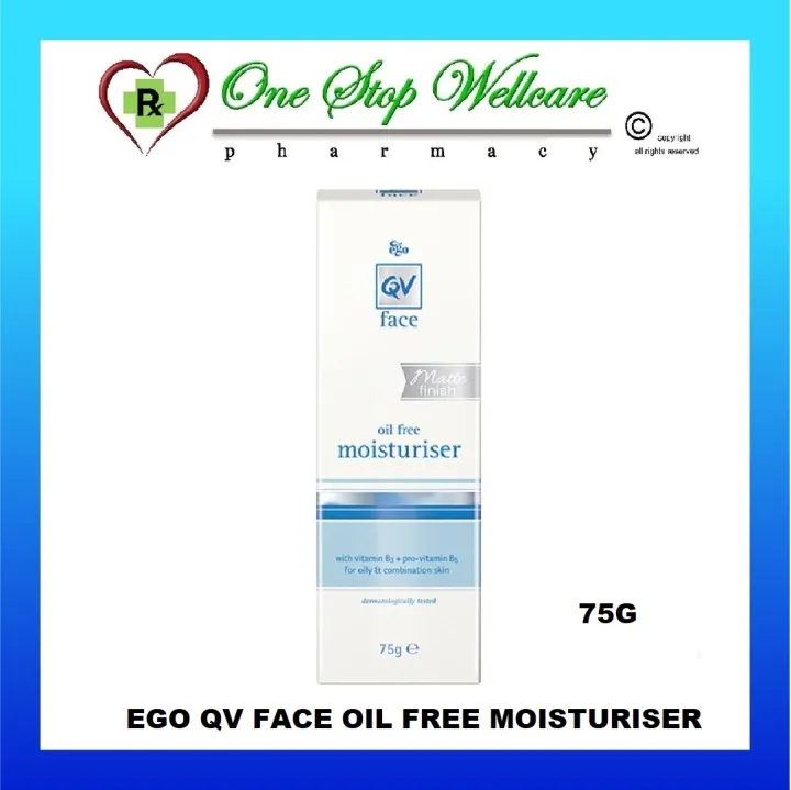 EGO QV FACE OIL FREE MOISTURISER 75G (ED07/2025) Lazada