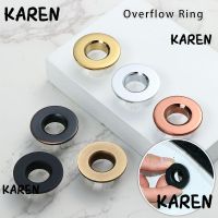 ✳✸♈ KAREN Useful Overflow Covers Round Ring Sink Hole Cover Basin Insert Replacement Tub Drain Stopper Hollow Bathroom Faucet Trim Ring Cap