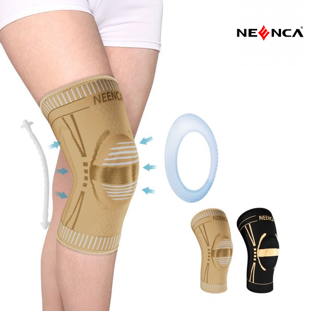 Neenca 2 X Copper Knee Braces Knee Compression Sleeves For Men And Women Medical Grade Knee 1057