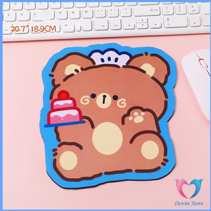 dovin-แผ่นรองเมาส์ลายการ์ตูน-อุปกรณ์คอมพิวเตอร์-น่ารัก-cartoon-mouse-pad