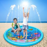170cm Inflatable Spray Water Cushion Summer Kids Play Water Mat Lawn Games Pad Sprinkler Play Toys Outdoor Tub Swiming Pool