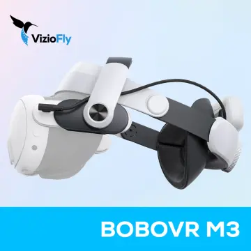 BOBOVR M3 Pro Battery Pack Head Strap Accessories, Reduce Facial  Stress,Magnetic Battery Swap Design,Compatible with Meta Quest 3