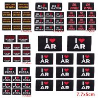 10 pcs/lot wholesale Stripes Patch Iron On Patches On Clothes DIY Embroidered Patches For Clothing Stickers Sewing Patch Badges