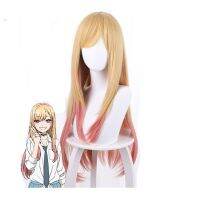 Anime My Dress-Up Darling Marin Kitagawa Cosplay Wig Yellow Gradient 85Cm Long Straight Hair Kawaii Cute Halloween Carnival