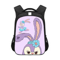 2023 Stellalou Men And Women Fashion Primary School Students Printed Schoolbag Polyester Cute Backpack Burden Alleviation Backpack Wholesale Hot