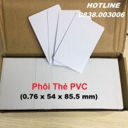 Bộ 50  Phôi thẻ nhựa PVC bóng