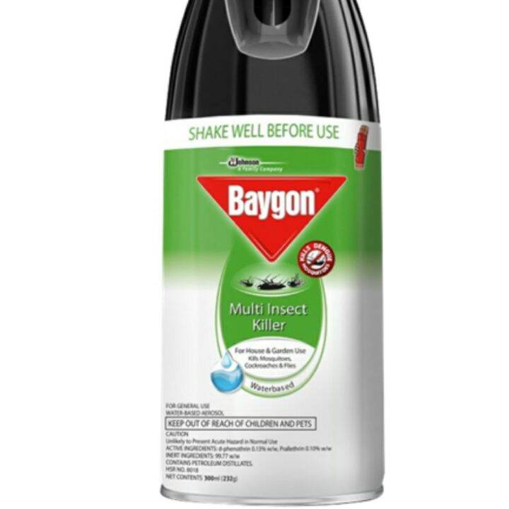 Baygon Multi Insect Killer Water Based 300ml Lazada Ph