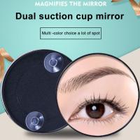 ♛ Bathroom Mirror with Tweezers Detachable Suction Cup 30X Magnifying Hand-held Magnifying Makeup Mirror Bathroom Supplies